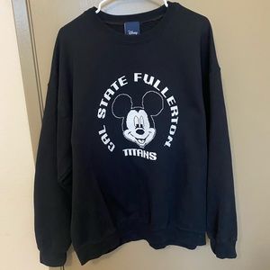 Disney college crewneck sweatshirt Cal State University Fullerton collaboration